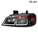 چراغ جلو پژو پارس طرح کادری قرمز