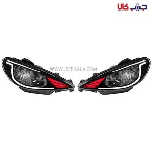 چراغ جلو پژو ۲۰۶ طرح لیزری