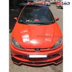 رو کاپوت پژو 206 - هودکاپوت