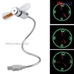 پنکه و نمایشگر ساعت مدل آنالوگ